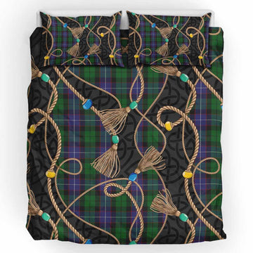 Galbraith Scottish Tartan Twisted Ropes Stylized Bedding Set UK Bedding Set UK King 91*87 inch - Tartan Vibes Clothing