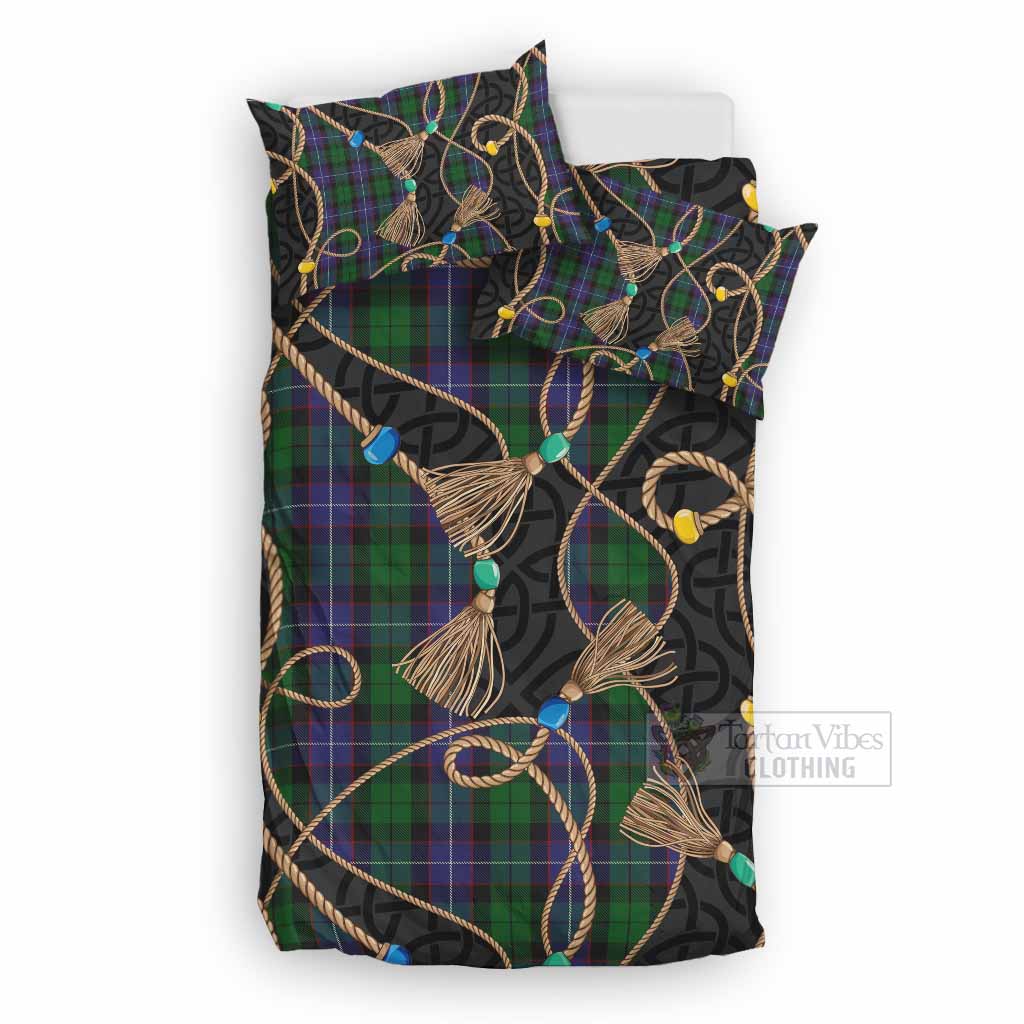 Galbraith Scottish Tartan Twisted Ropes Stylized Bedding Set UK Bedding Set UK Double 79*79 inch - Tartan Vibes Clothing