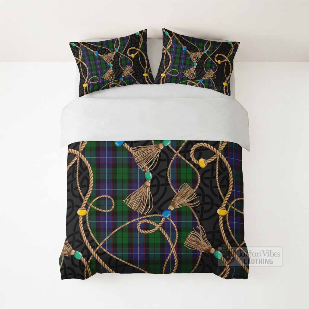Galbraith Scottish Tartan Twisted Ropes Stylized Bedding Set - Tartan Vibes Clothing