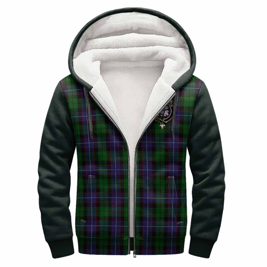 Galbraith Tartan Accent Sherpa Hoodie with Family Crest