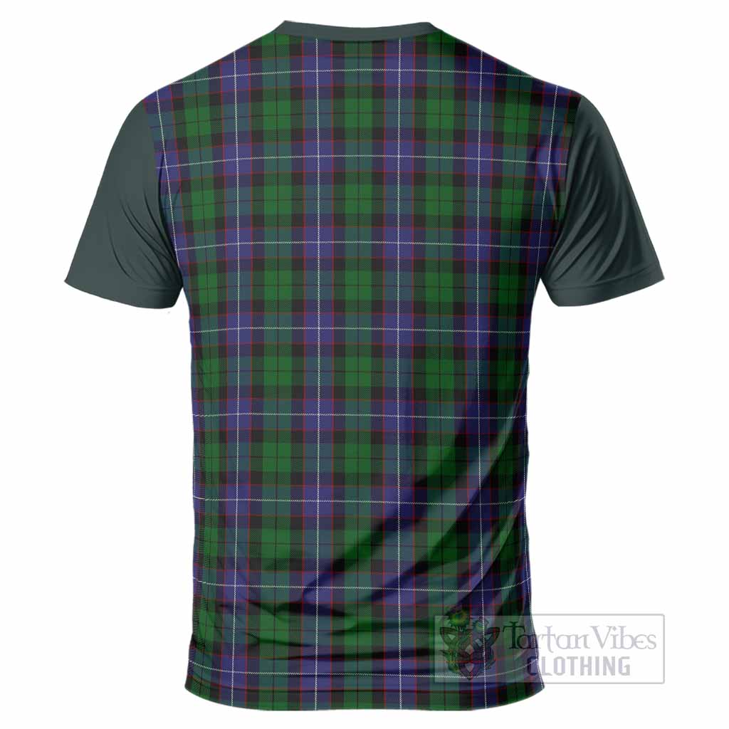 Galbraith Tartan Accent T-Shirt with Family Crest