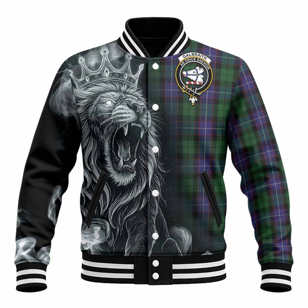Galbraith Tartan Baseball Jacket Roaring Lion Heritage