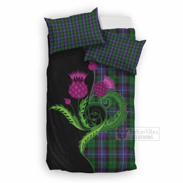 Galbraith Tartan Bedding Set Traditional Scottish Thistle UK Bedding Set UK Double 79*79 inch - Tartan Vibes Clothing