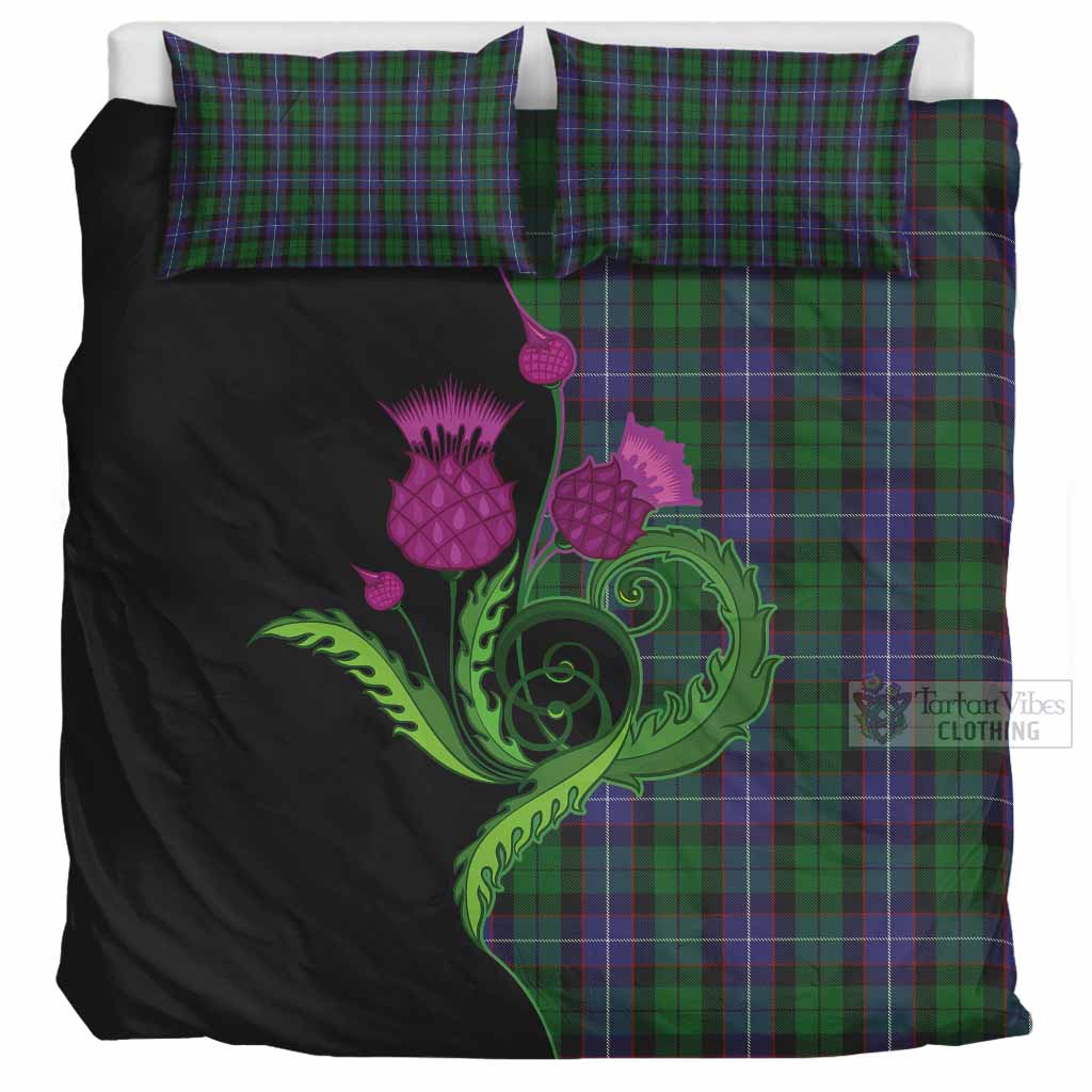 Galbraith Tartan Bedding Set Traditional Scottish Thistle UK Bedding Set UK Super King 104*94 inch - Tartan Vibes Clothing