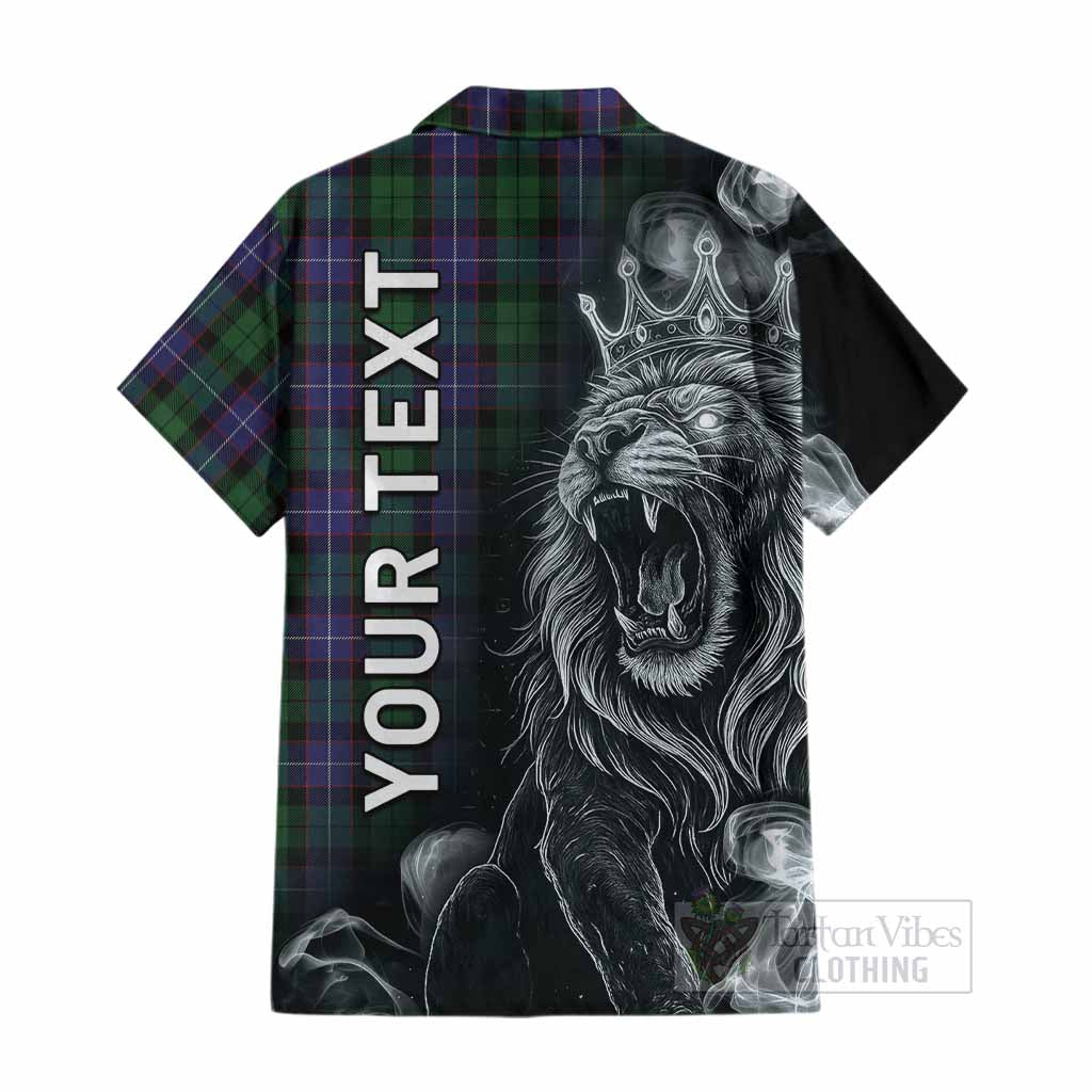 Galbraith Tartan Cotton Hawaiian Shirt Roaring Lion Heritage