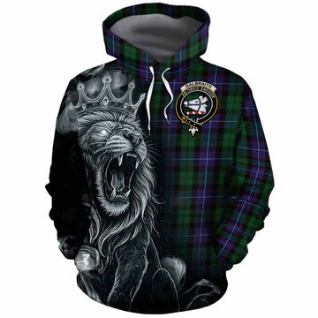 Galbraith Tartan Cotton Hoodie Roaring Lion Heritage