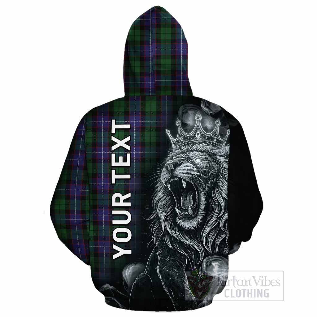 Galbraith Tartan Cotton Hoodie Roaring Lion Heritage