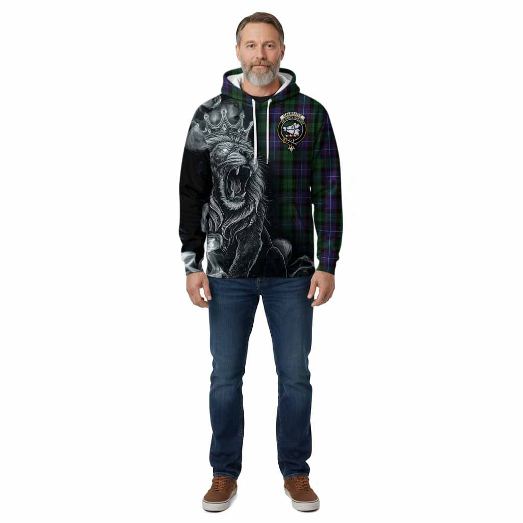 Galbraith Tartan Cotton Hoodie Roaring Lion Heritage