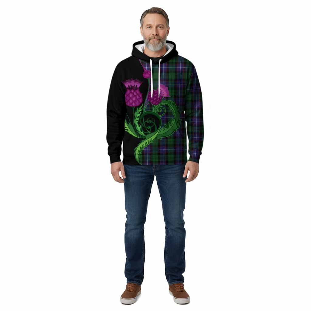 Galbraith Tartan Cotton Hoodie Traditional Scottish Thistle