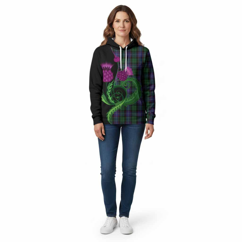 Galbraith Tartan Cotton Hoodie Traditional Scottish Thistle