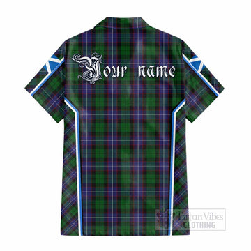 Galbraith Tartan Crest Cotton Hawaiian Shirt Scotland Coat of Arm Flag Style - Tartan Vibes Clothing