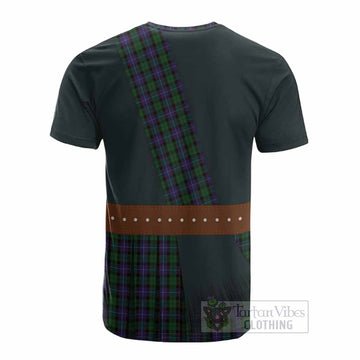 Galbraith Tartan Crest Cotton T-shirt Kilt Costume Style