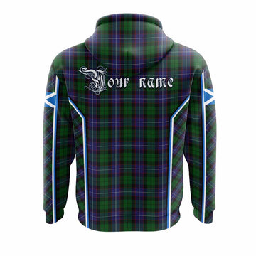 Galbraith Tartan Crest Hoodie Scotland Coat of Arm Flag Style - Tartan Vibes Clothing