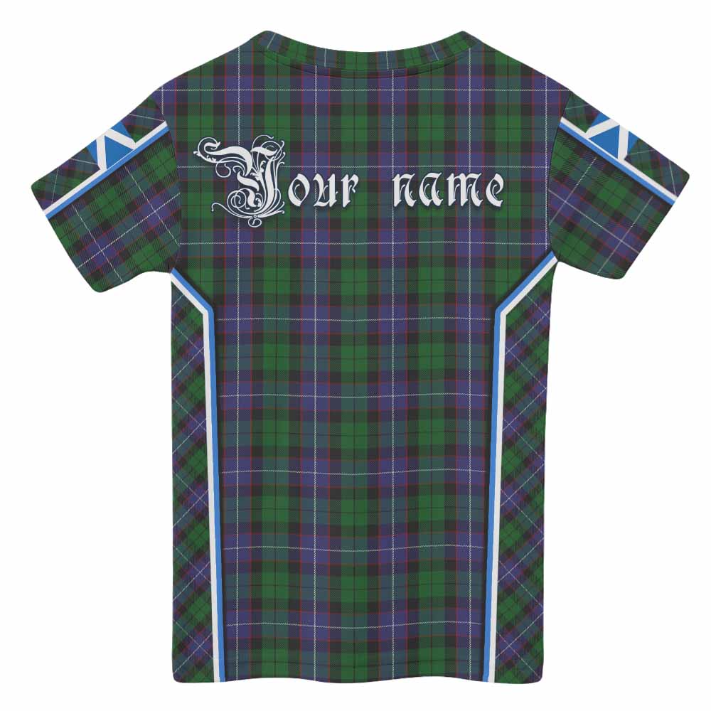 Galbraith Tartan Crest Kid T-shirt Scotland Coat of Arm Flag Style - Tartan Vibes Clothing