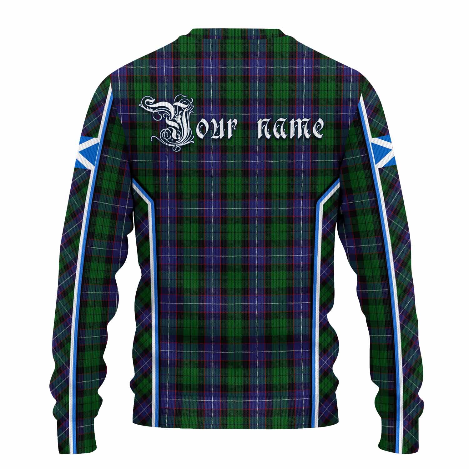 Galbraith Tartan Crest Knitted Sweater Scotland Coat of Arm Flag Style - Tartan Vibes Clothing