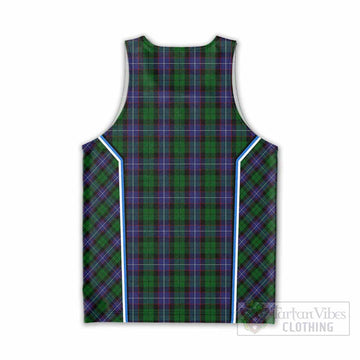 Galbraith Tartan Crest Men Tank Top Scotland Coat of Arm Flag Style - Tartan Vibes Clothing