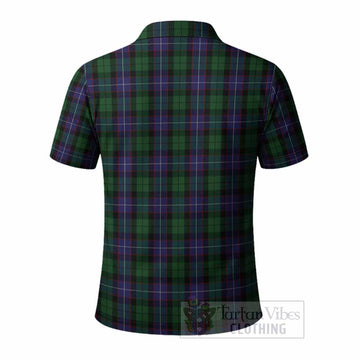 Galbraith Tartan Crest Polo Shirt Ferocious Lion Style