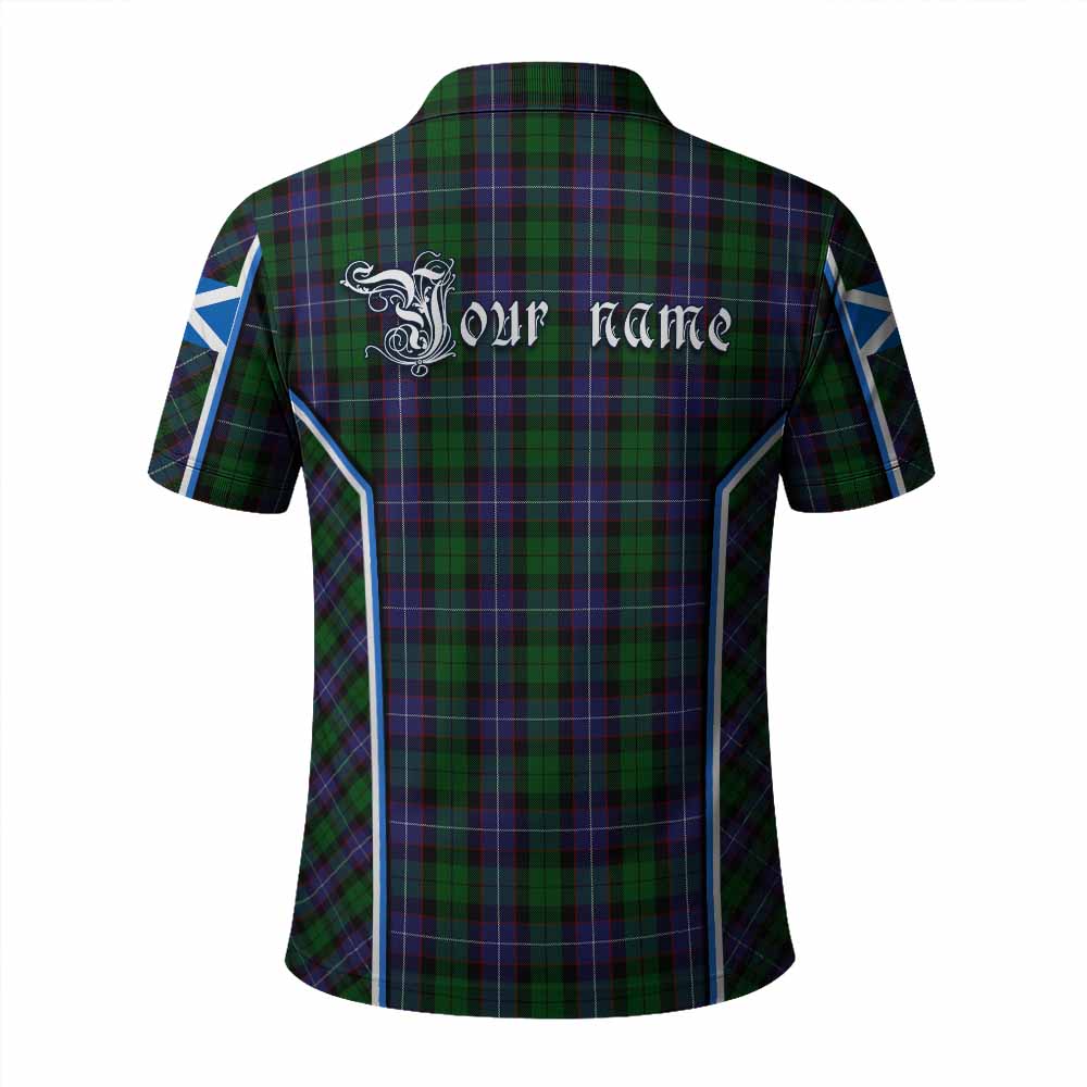 Galbraith Tartan Crest Polo Shirt Scotland Coat of Arm Flag Style - Tartan Vibes Clothing