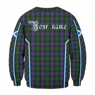 Galbraith Tartan Crest Sweatshirt Scotland Coat of Arm Flag Style