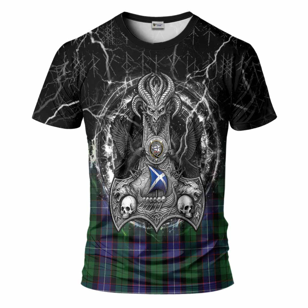 Galbraith Tartan Crest T-Shirt Celtic Odin's Raven Legacy