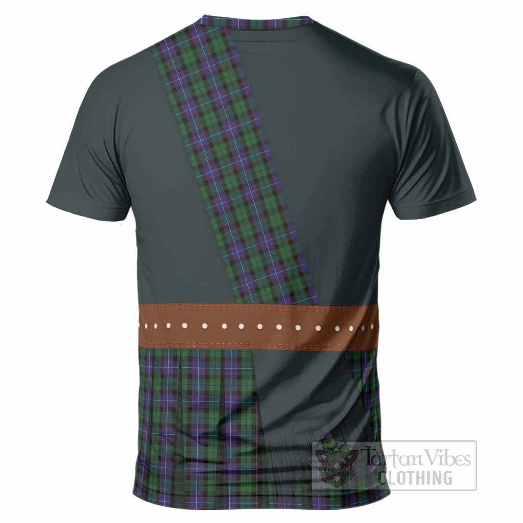 Galbraith Tartan Crest T-Shirt Kilt Costume Style