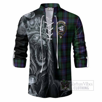 Galbraith Tartan Ghillie Shirt Roaring Lion Heritage
