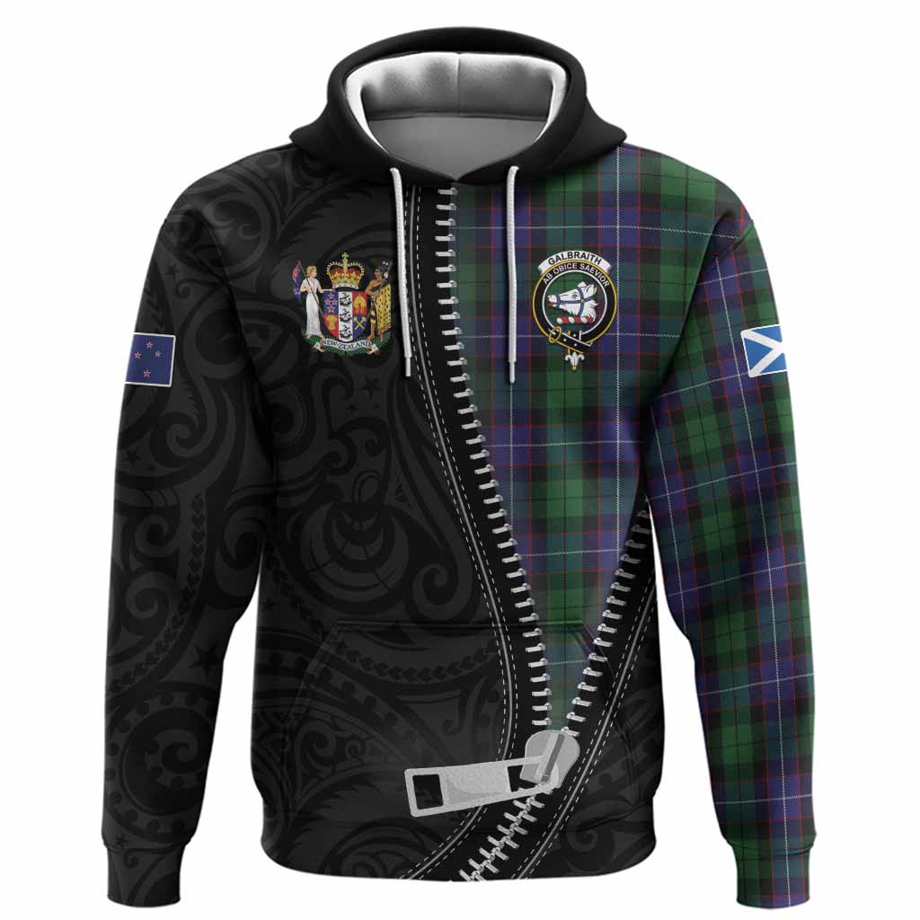 Galbraith Tartan Hoodie New Zealand Pattern Unique Zipper Stylized