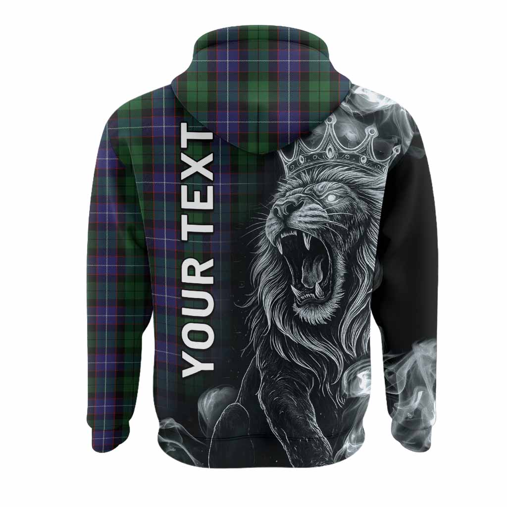 Galbraith Tartan Hoodie Roaring Lion Heritage