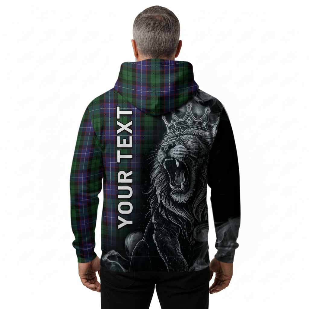 Galbraith Tartan Hoodie Roaring Lion Heritage