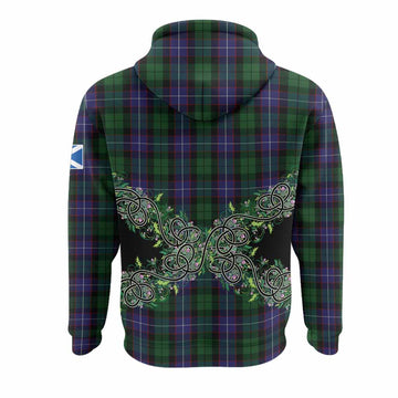 Galbraith Tartan Hoodie Thistle Scottish Spirit