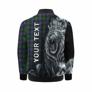 Galbraith Tartan Kid Bomber Jacket Roaring Lion Heritage