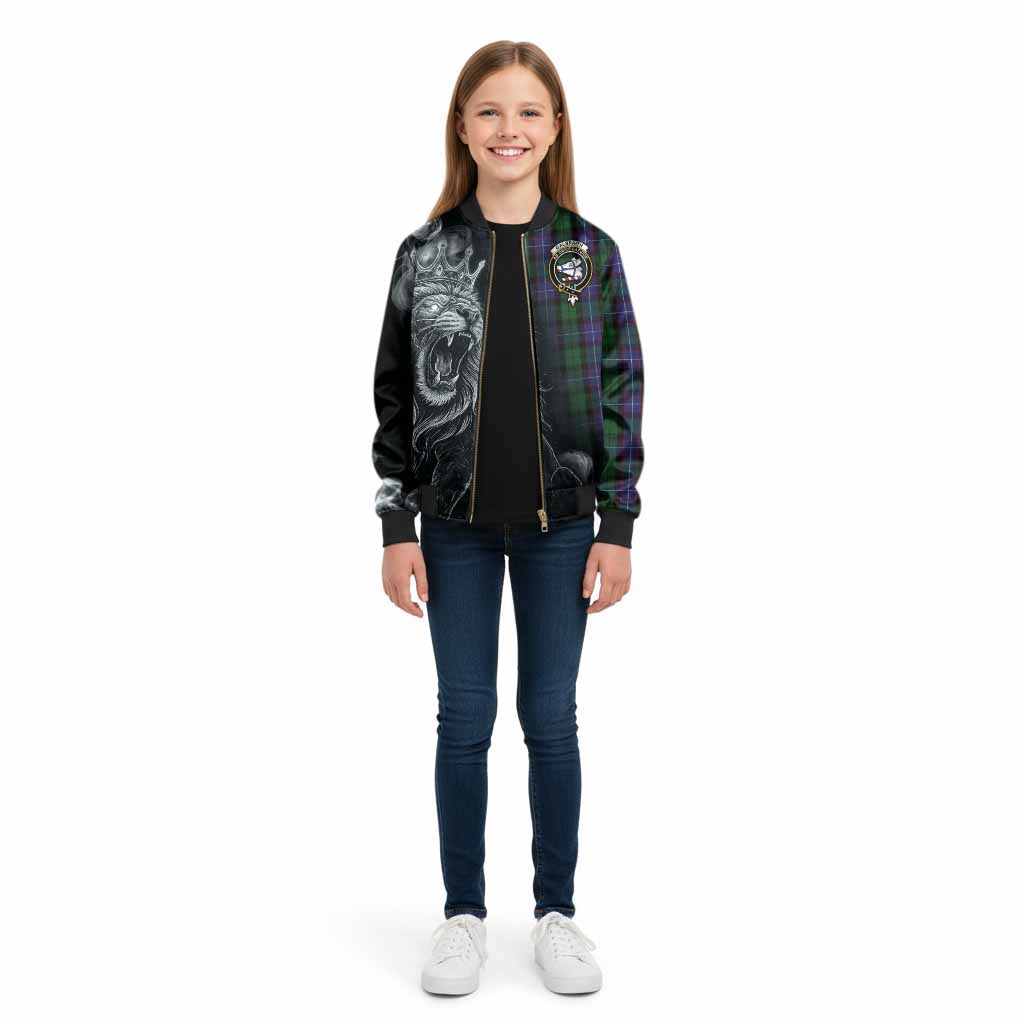 Galbraith Tartan Kid Bomber Jacket Roaring Lion Heritage