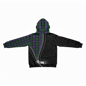 Galbraith Tartan Kid Hoodie New Zealand Pattern Unique Zipper Stylized