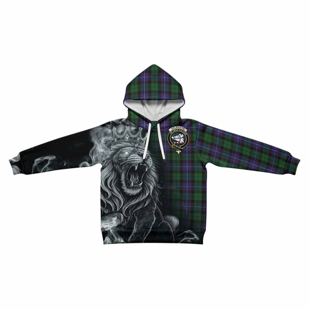 Galbraith Tartan Kid Hoodie Roaring Lion Heritage