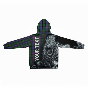 Galbraith Tartan Kid Hoodie Roaring Lion Heritage