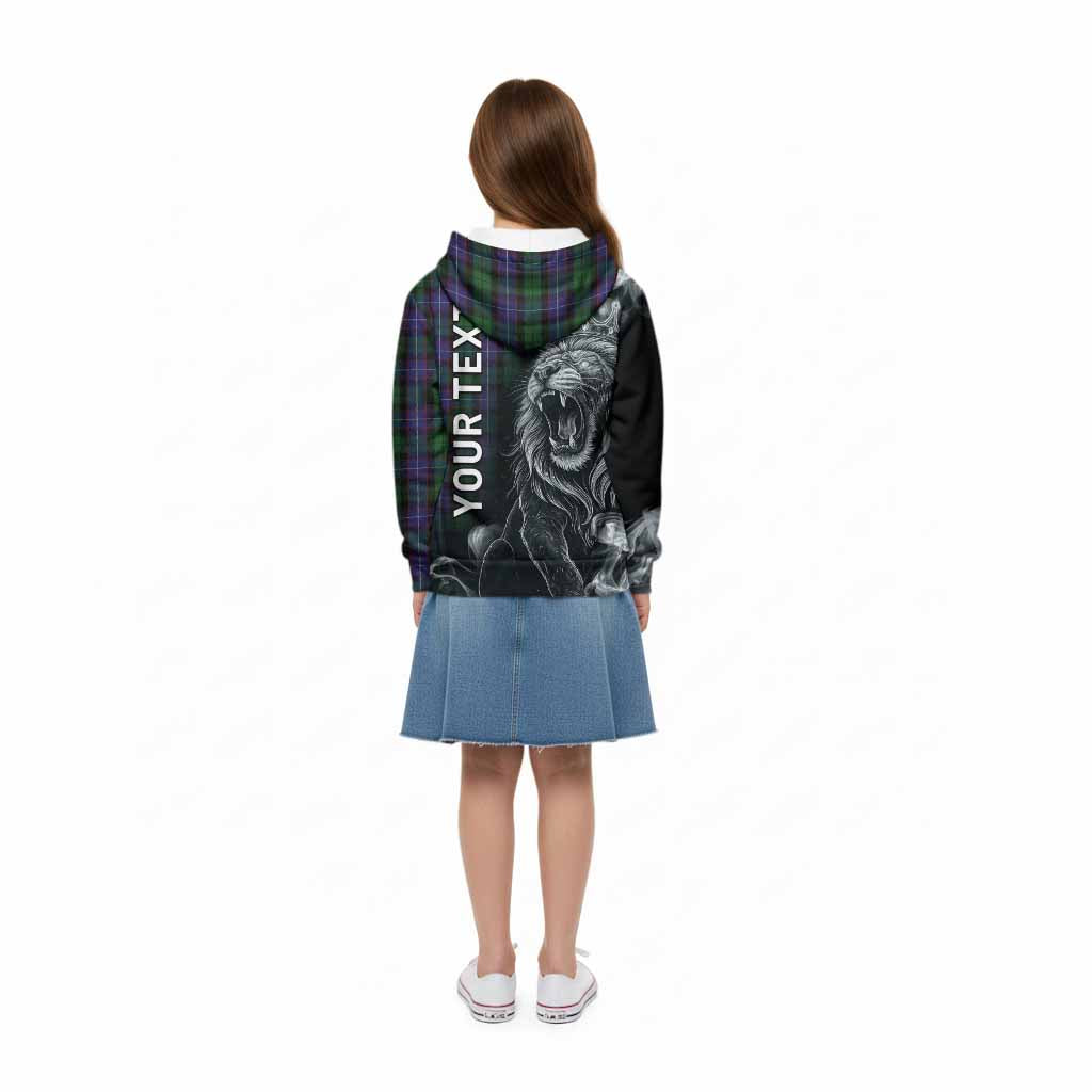 Galbraith Tartan Kid Hoodie Roaring Lion Heritage