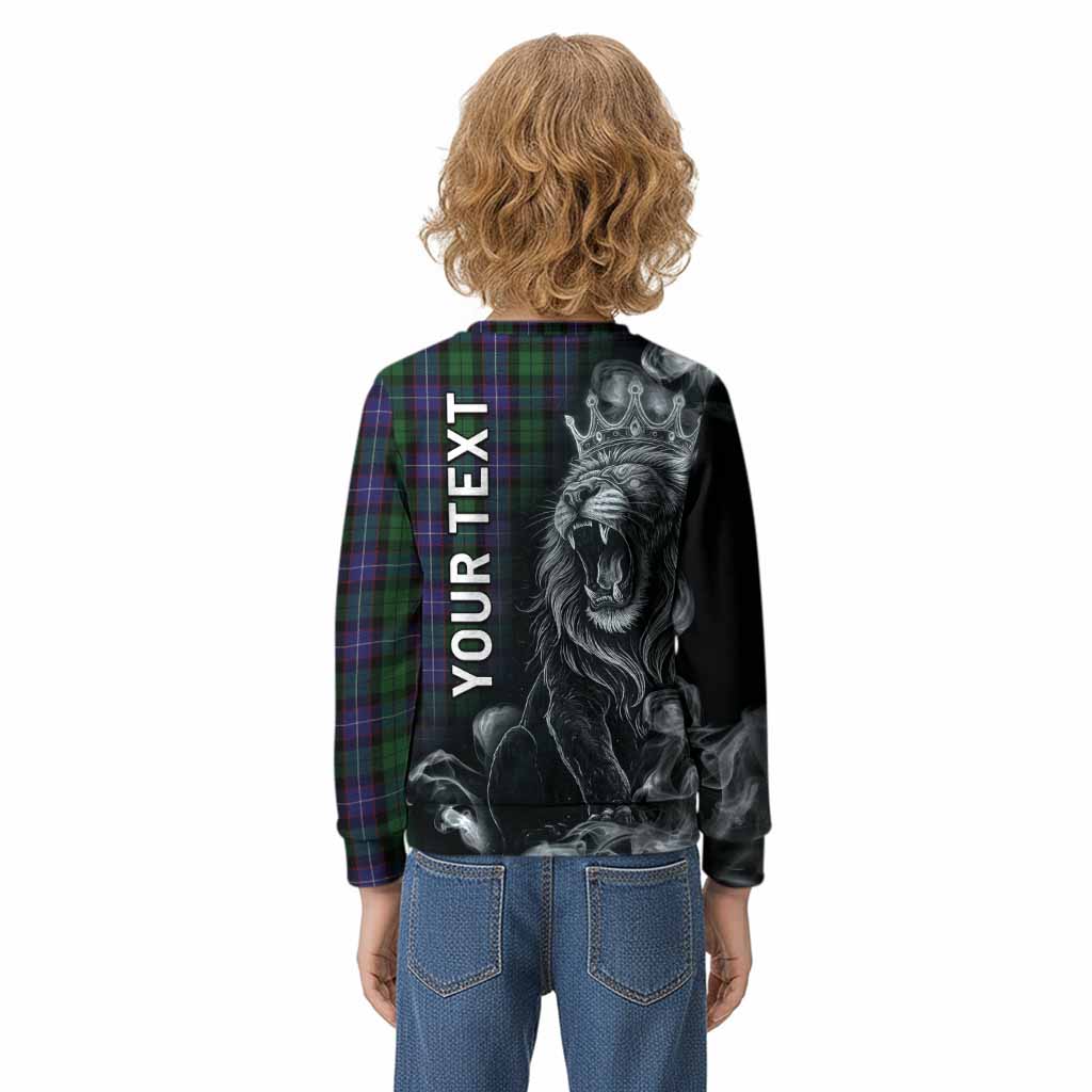 Galbraith Tartan Kid Knitted Sweatshirt Roaring Lion Heritage