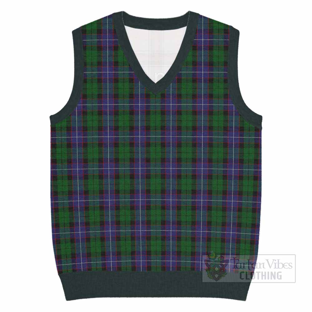 Galbraith Tartan Knitted V-Neck Vest - Tartan Vibes Clothing