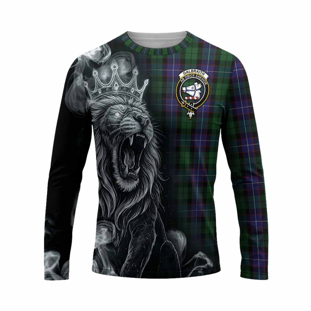 Galbraith Tartan Long Sleeve T-Shirt Roaring Lion Heritage