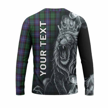 Galbraith Tartan Long Sleeve T-Shirt Roaring Lion Heritage