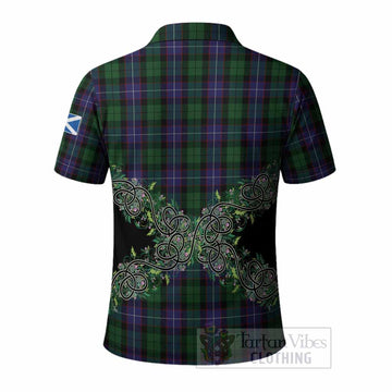 Galbraith Tartan Polo Shirt Thistle Scottish Spirit
