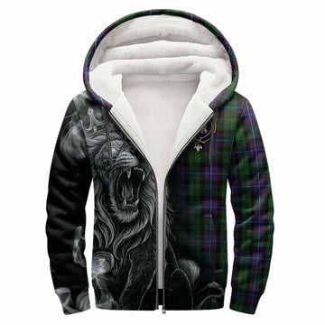 Galbraith Tartan Sherpa Hoodie Roaring Lion Heritage