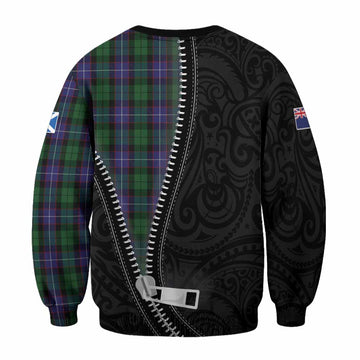 Galbraith Tartan Sweatshirt New Zealand Pattern Unique Zipper Stylized
