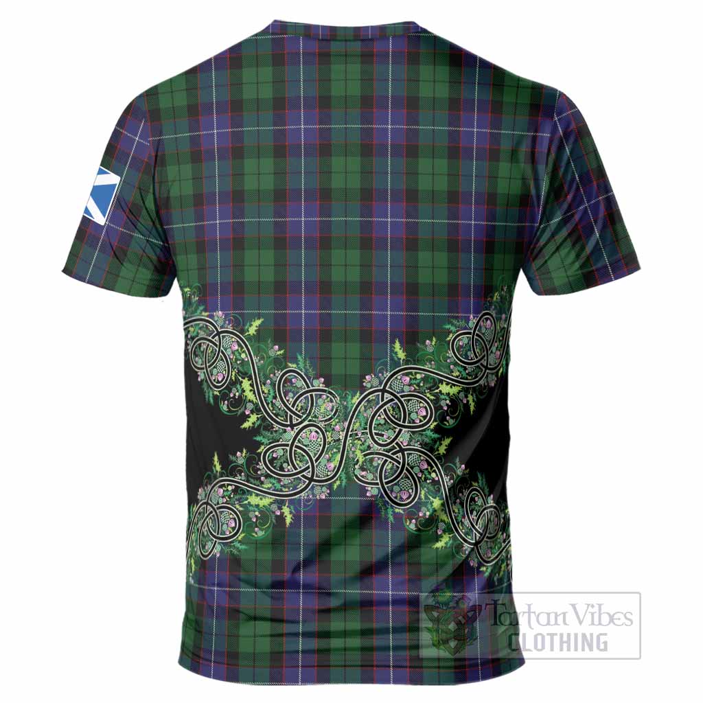 Galbraith Tartan T-Shirt Thistle Scottish Spirit