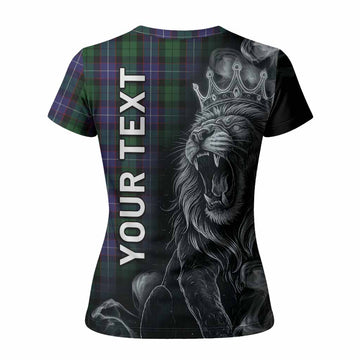 Galbraith Tartan Women T shirt Roaring Lion Heritage
