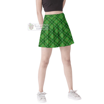 Galloway Tartan Women's Plated Mini Skirt