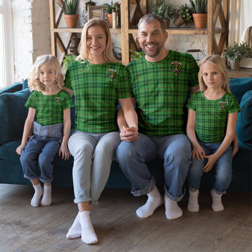 Galloway Tartan T-Shirt with Family Crest
