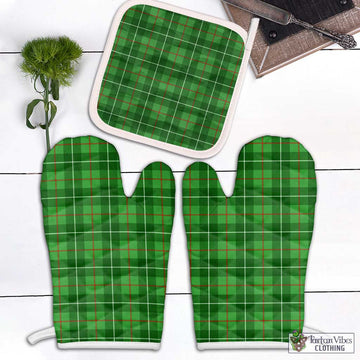 Galloway Tartan Combo Oven Mitt & Pot-Holder Combo 1 Oven Mitt & 1 Pot-Holder White - Tartan Vibes Clothing