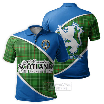 Tartan Vibes Clothing Galloway Family Crest Tartan Polo Shirt Celebrate Saint Andrew's Day in Style