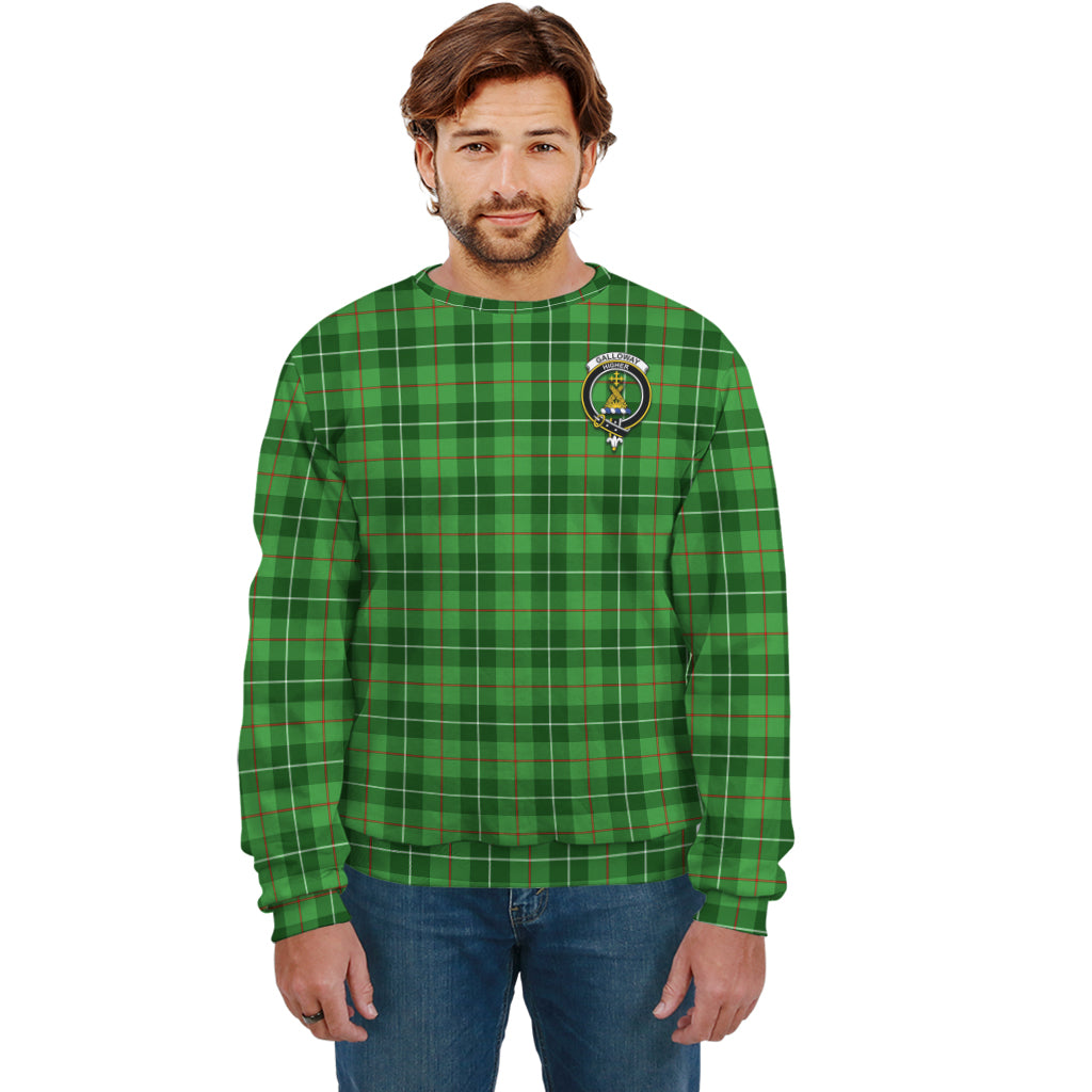 Galloway Tartan Sweatshirt with Family Crest Unisex - Tartan Vibes Clothing